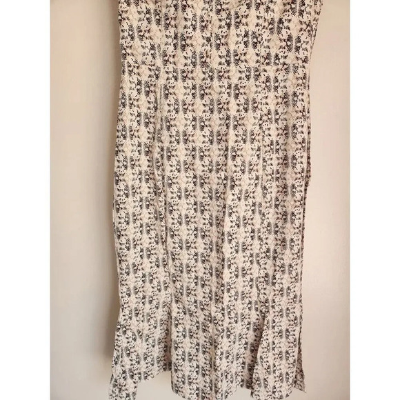 NWT Anthropologie The Cecily Fit & Flare Sweetheart Dress Size L Neutral 9B404 - Picture 5 of 13